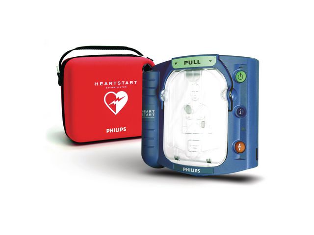 Philips Hjärtstartare HS1 med väska | Skyddsutrustning - Första Hjälpen - Hjärtstartare (AED) | Kontorsexperten