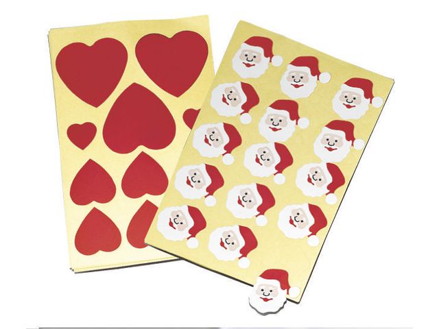 PLAYBOX Tomtar/Hjärtan 178/fp | Skola och förskola - Hobbymaterial - Bokmärken och stickers | Kontorsexperten