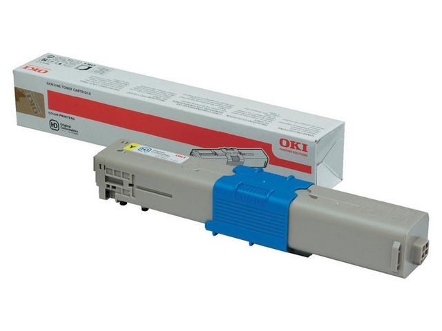 OKI Tonerkassett, gula, singelförpackning, 44973533 | Toner och bläck - Tonerkassetter - Toner OKI | Kontorsexperten