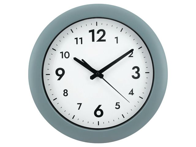 Alba Väggklocka Easytime ø30cm grå | Kontorsmöbler och inredning - Väggur - Väggur | Kontorsexperten