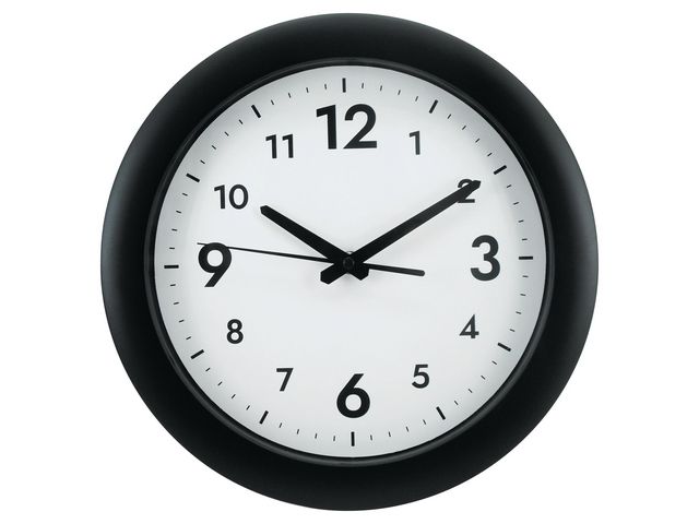 Alba Väggklocka Alba Easytime ø30cm svart | Kontorsmöbler och inredning - Väggur - Väggur | Kontorsexperten