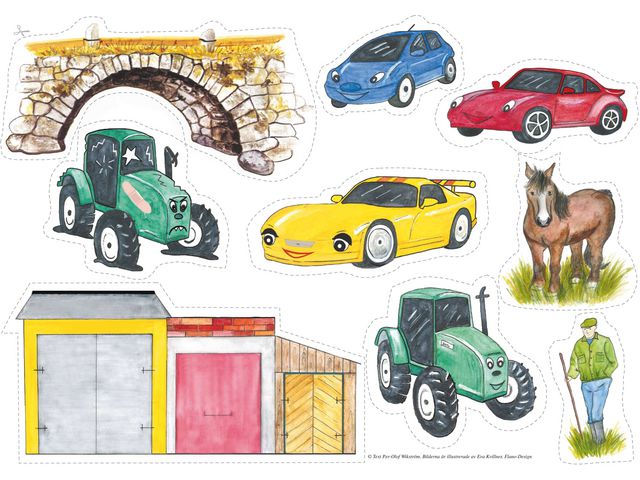 Flanosats favoriter 2/fp | Skola och förskola - Lekmaterial - Flanellograf | Kontorsexperten