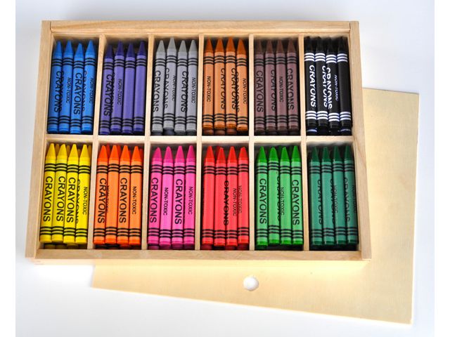 PLAYBOX Vaxkrita Jumbo 12x12 färger | Skola och förskola - Bild och form - Kritor | Kontorsexperten