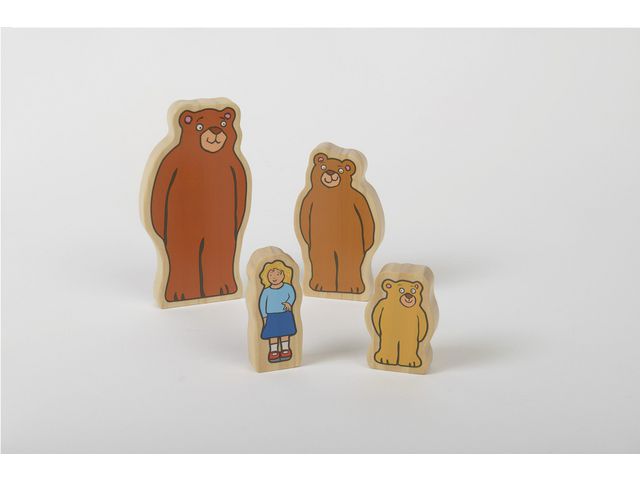 YELLOW DOOR Sagofigurer av trä, Guldlock 4/fp | Skola och förskola - Lekmaterial - Lekfigurer - Sagofigurer | Kontorsexperten