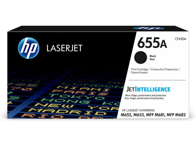 HP Toner CF450A 655A 12,5K Svart