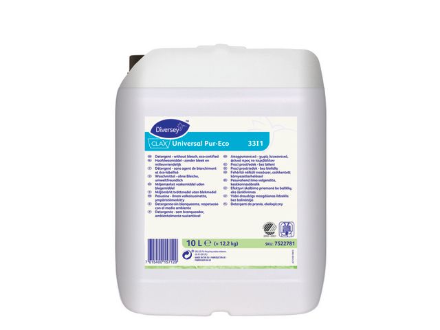 Clax Tvättmedel Universal Pur-Eco 10L | Städ och hygien - Tvättmedel och klädvård - Tvättmedel | Kontorsexperten