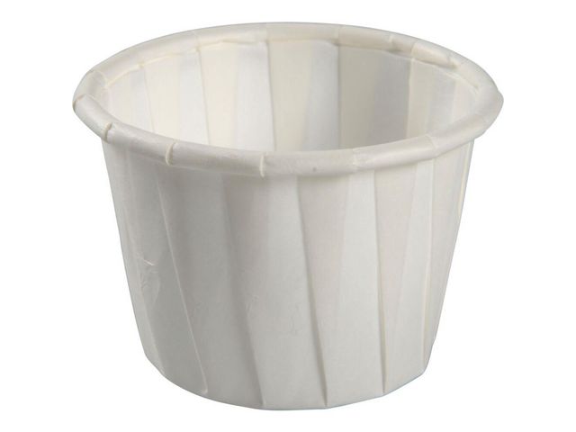 ABENA Plissébägare ø4,4cm 30 ml vit 250m/FP | Kök och servering - Engångsartiklar - Pappersbägare | Kontorsexperten