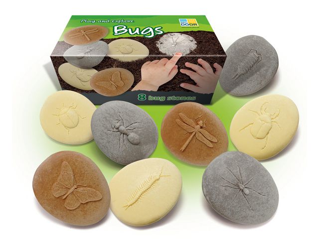 YELLOW DOOR Undersök insekter av sten 8/fp | Skola och förskola - Lekmaterial - Lekfigurer - Djur | Kontorsexperten