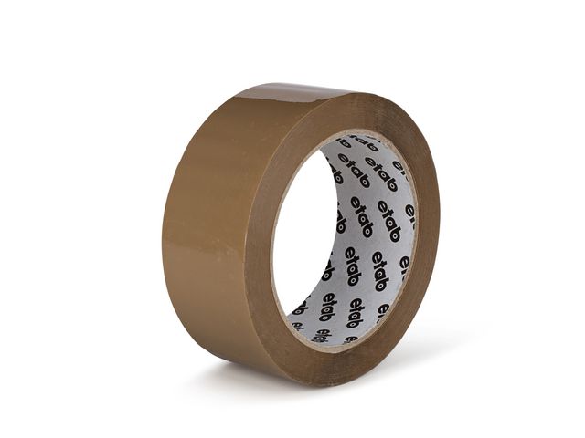 ETAB Packtejp 544 PP 38mmx66m Brun 6/fp | Emballage och lagerutrustning - Packtejper - Packtejp PP | Kontorsexperten