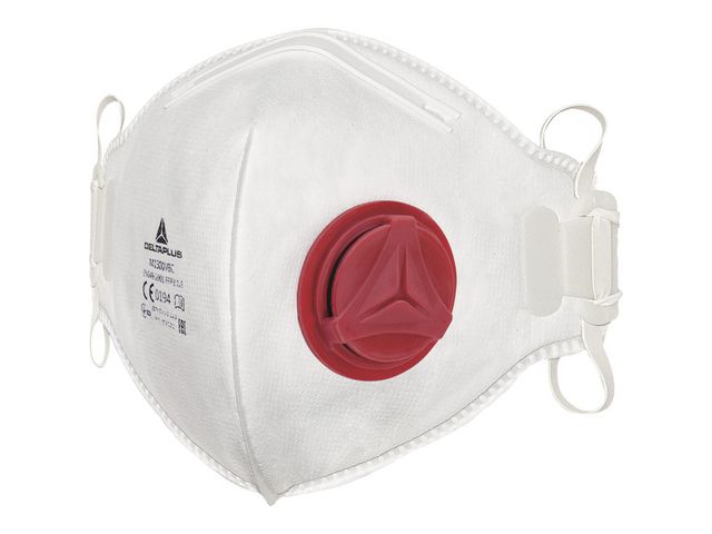 DELTA PLUS Andningsskydd FFP3 10/fp | Skyddsutrustning - Andningsskydd - Filtermasker | Kontorsexperten