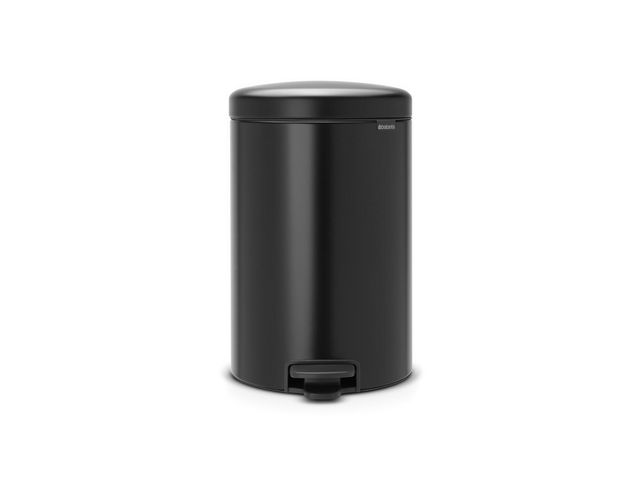 BRABANTIA Papperskorg NewIcon 20L matt svart | Städ och hygien - Avfallshantering och källsortering - Papperskorgar | Kontorsexperten