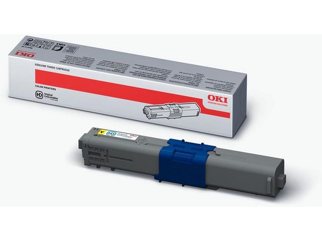 OKI Toner 45862837 gul | Toner och bläck - Tonerkassetter - Toner OKI | Kontorsexperten
