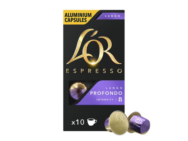Alternativ bild 0 för L'Or 8 Profondo 10 kapslar