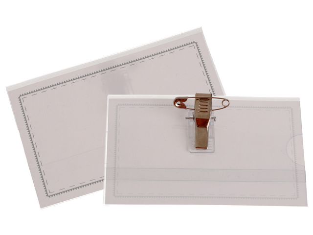 ACTUAL Namnskylt 90x57mm 50/fp | Kontorsmöbler och inredning - Namnskyltar och korthållare - Namnbrickor | Kontorsexperten