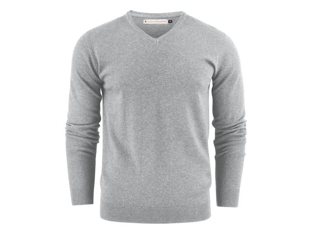 JAMES HARVEST Finstickad tröja v-ringad grå 2XL | Yrkeskläder - Tröjor och Sweatshirts - Stickat | Kontorsexperten