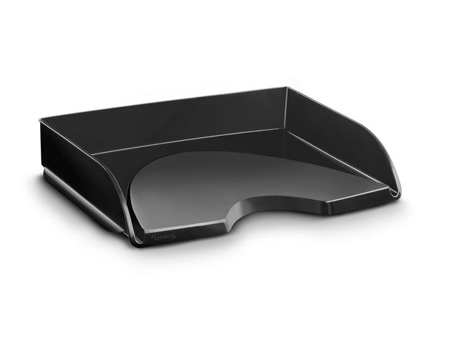 Lyreco LETTER TRAY LANDSCAPE BLACK | Kontorsmaterial - Till skrivbordet - Brevkorgar | Kontorsexperten