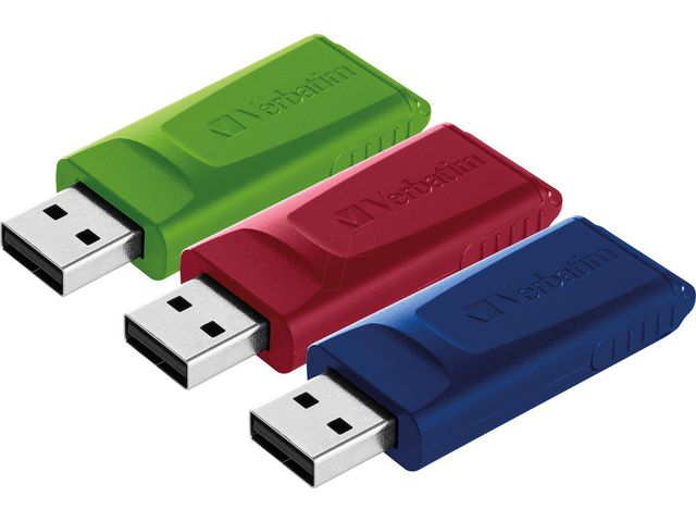 Verbatim USB-Minne USB 2.0 16GB 3/fp | Datorprodukter - Lagring - USB-minnen | Kontorsexperten