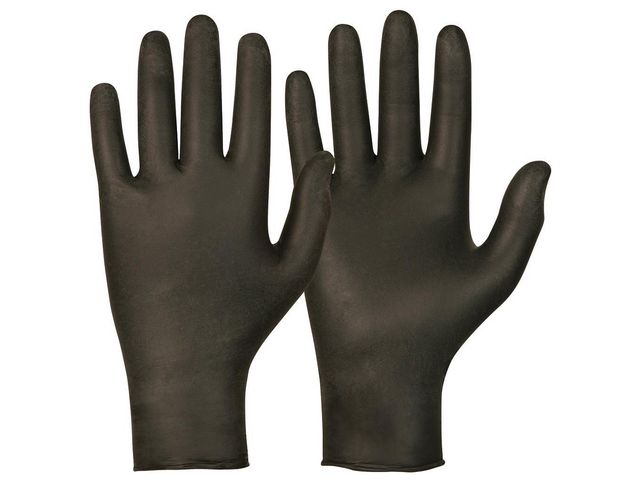 GRANBERG Nitrilhandske 880 svart S 100/fp | Skyddsutrustning - Engångshandskar - Nitrilhandskar | Kontorsexperten