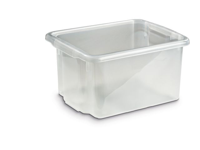 Produktfoto för FÖRVARINGSBOX 7260 SILVER 23L | Beijerbygg Byggmaterial