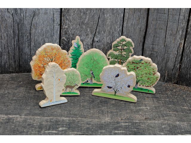 YELLOW DOOR Träd och buskar av trä 10/fp | Skola och förskola - Lekmaterial - Lekfigurer - Övriga | Kontorsexperten