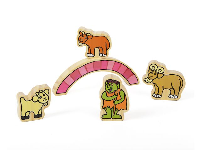 YELLOW DOOR Sagofigurer av trä, Bockarna bruse 5/fp | Skola och förskola - Lekmaterial - Lekfigurer - Sagofigurer | Kontorsexperten