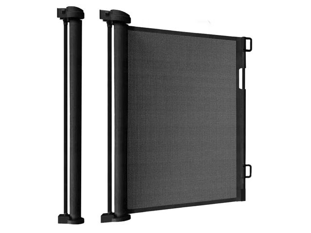 Barngrind Rullgardin 160cm Premium Svart | Skolmöbler och inredning - Barnsäkerhet - Grindar | Kontorsexperten