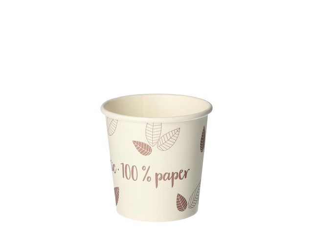 PAPSTAR Bägare Papper Zero 10cl 80/fp | Kök och servering - Engångsartiklar - Pappersbägare | Kontorsexperten