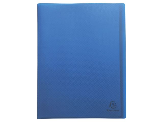 EXACOMPTA Demobok recycled 30 fickor blå | Kontorsmaterial - Pärmar och register - Demopärmar och demoböcker | Kontorsexperten