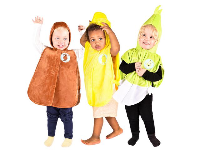 Maskeraddräkt Babblarna Set2 1-4år 3/fp | Skola och förskola - Lekmaterial - Maskeraddräkter | Kontorsexperten