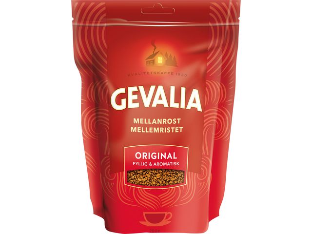 GEVALIA Kaffe Snabbkaffe refill 200g