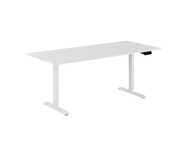 Skrivbord Ergo 2-motorigt 180x80cm vit | Kontorsmöbler och inredning - Bord och hurtsar - Skrivbord - Höj/sänkbar | Kontorsexperten