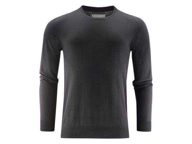 JAMES HARVEST Finstickad tröja u-ring svart M | Yrkeskläder - Tröjor och Sweatshirts - Stickat | Kontorsexperten