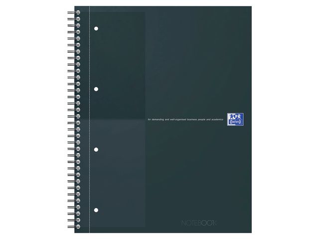 OXFORD Kollegieblock Oxford A4+ linj svart | Kontorsmaterial - Block och anteckningsböcker - Kollegieblock | Kontorsexperten