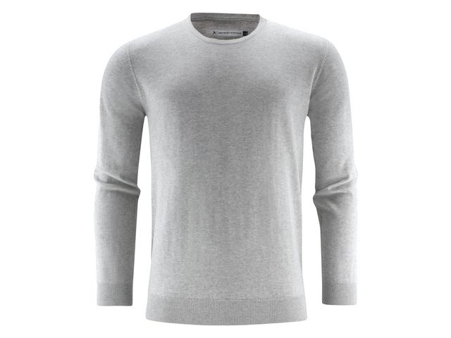 JAMES HARVEST Finstickad tröja u-ring grå L | Yrkeskläder - Tröjor och Sweatshirts - Stickat | Kontorsexperten