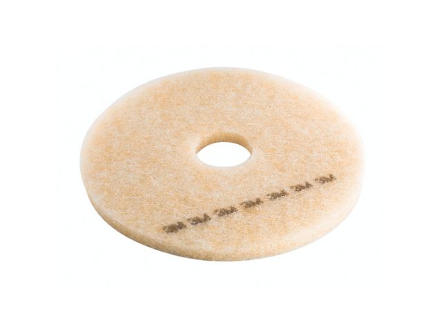 Scotch-Brite Polerrondell för golvrengöring, 505 mm, vit/orange | Städ och hygien - Städmaskiner - Rondeller - Scotch-Brite | Kontorsexperten