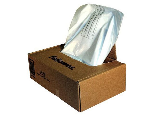 Fellowes Påse till dokumentförstörare 121L/143 50/fp | Kontorsmaskiner - Dokumentförstörare - Säckar och påsar | Kontorsexperten