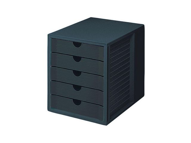 Han Blankettbox 5 lådor svart | Kontorsmaterial - Till skrivbordet - Blankettfack och Boxar | Kontorsexperten
