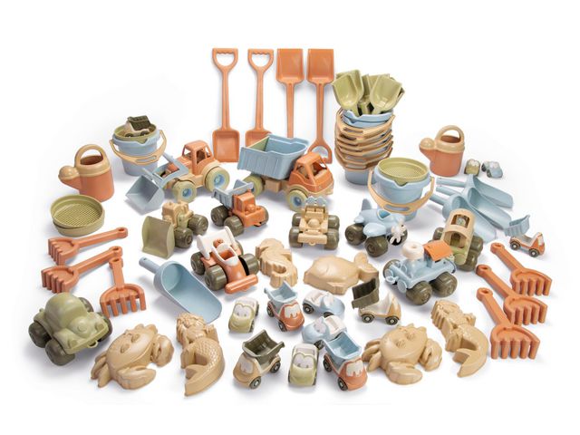 DANTOY Sandset av bioplast 62/fp | Skola och förskola - Lekmaterial - Sandlek och vattenlek | Kontorsexperten