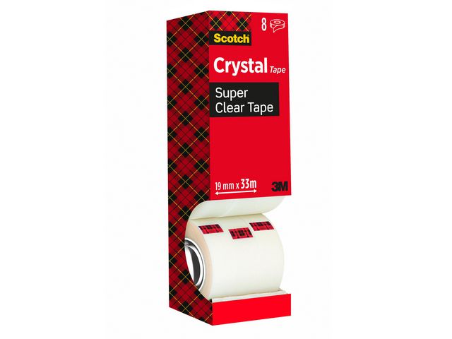 Scotch® Tejp Crystal 19x33 7+1 på köpet | Kontorsmaterial - Tejp lim och häftmassa - Tejp - Kontor | Kontorsexperten