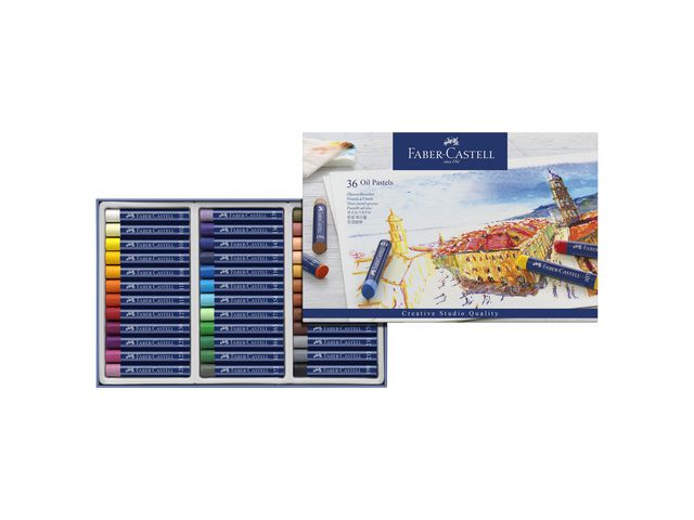 Produktfoto för Faber-Castell - Färgkrita (paket om 36)