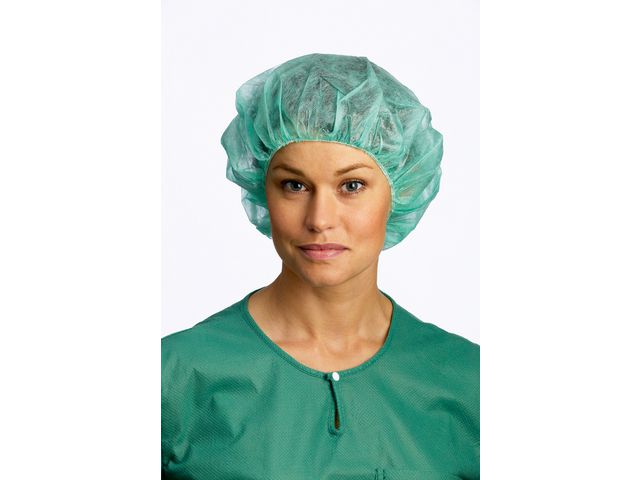 BARRIER Op-mössa ANNIE grön M 150/fp | Sjukvård och omsorg - Kläder och drapering - Mössor och masker | Kontorsexperten