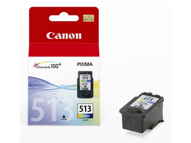 Canon Bläckpatron PIXMA CL-513, 2971B001, ChromaLife100+-bläck, tre färger, singelförpackning | Toner och bläck - Bläckpatroner - Bläckpatroner Canon | Kontorsexperten