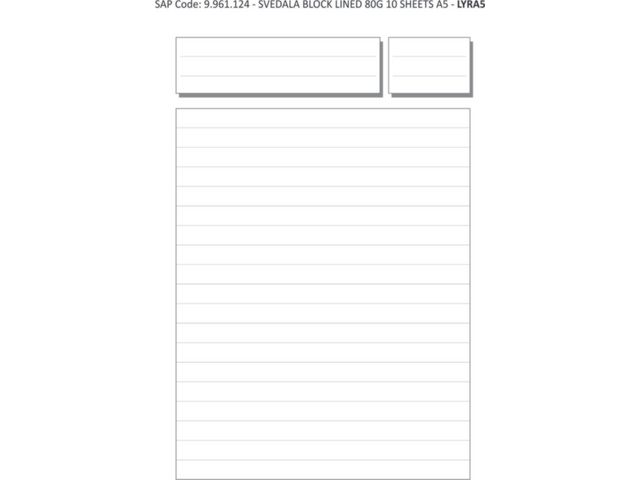 Lyreco Konferensblock A5 | Kontorsmaterial - Block och anteckningsböcker - Block övriga | Kontorsexperten