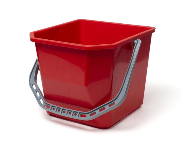 NORDEX Hink röd till S-Vagn 15L | Städ och hygien - Städvagnar - Tillbehör städvagnar | Kontorsexperten