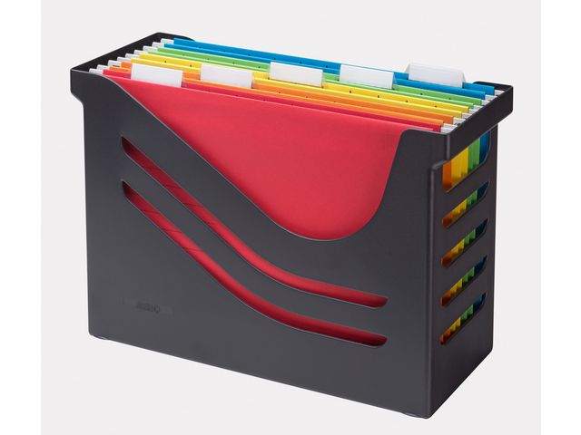 Jalema Hängmappslåda 5 hängmapp ECO sv | Kontorsmaterial - Mappar och plastfickor - Hängmappsförvaring | Kontorsexperten