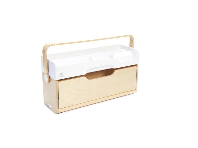 Alba Förvaringsbox bärbart kontor trä | Kontorsmaterial - Arkivering och kontorsförvaring - Förvaringslådor | Kontorsexperten