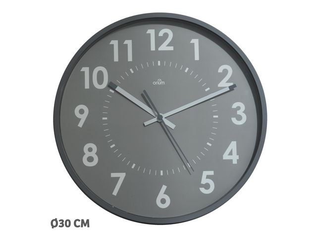 Cep Väggur Silent 30cm grå | Kontorsmöbler och inredning - Väggur - Väggur | Kontorsexperten