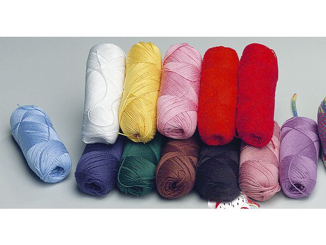 Virkgarn, 10 färger | Skola och förskola - Hobbymaterial - Garn | Kontorsexperten