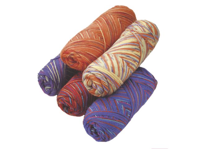 Regnbågsgarn, 5 färger | Skola och förskola - Hobbymaterial - Garn | Kontorsexperten