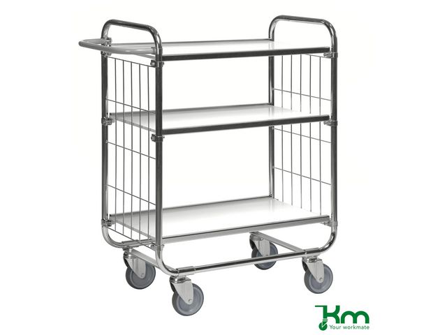 Hyllvagn 8000 3 hyllplan 945x470x1120mm | Emballage och lagerutrustning - Lagerutrustning - Vagnar | Kontorsexperten